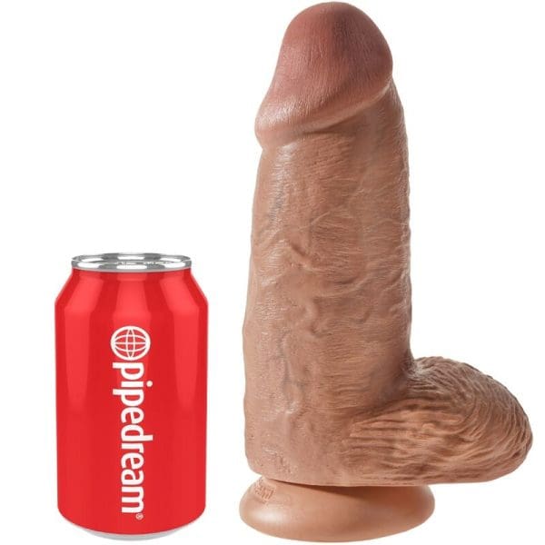 KING COCK - CHUBBY REALISTIC PENIS 23 CM CARAMEL 5